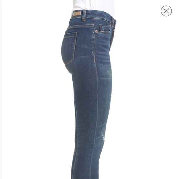 BLANKNYC Ripped Mid Rise Skinny Ankle Jeans - Picture 4 of 8